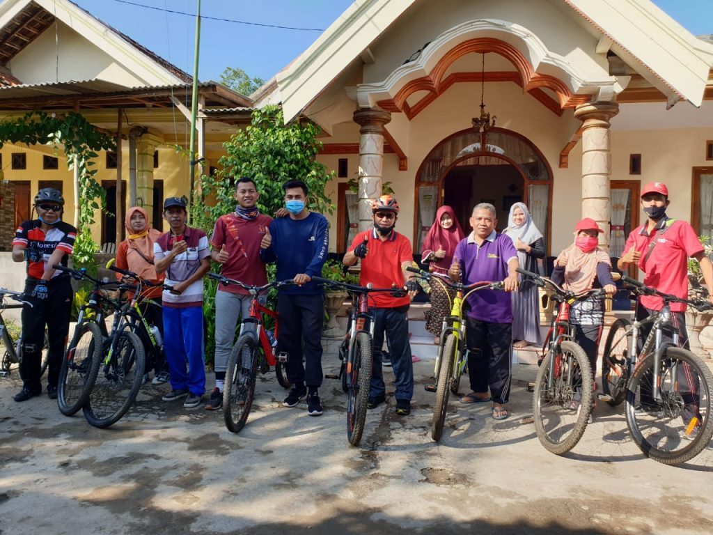 Gowes dan Silaturrahmi ke kediaman bapak Rachmad