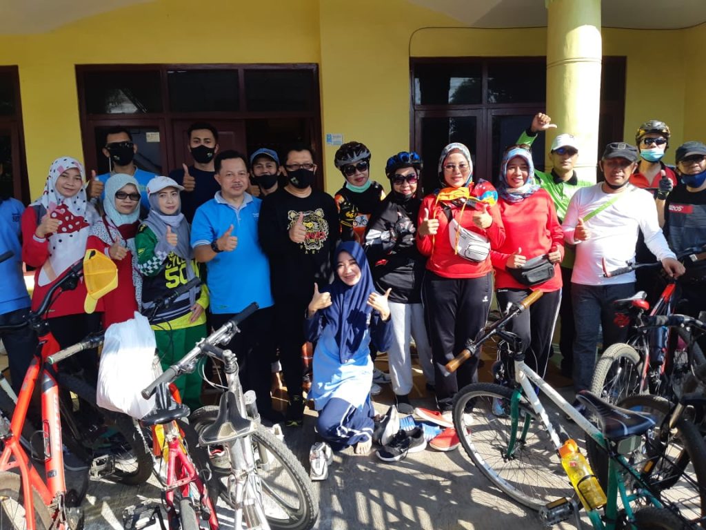 Gowes dan silaturrahmi ke kediaman bapak Abdul Ghofur
